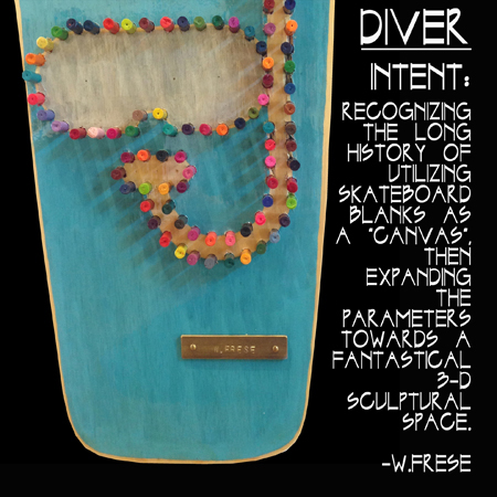 Fantastical Skateboard Series: Diver